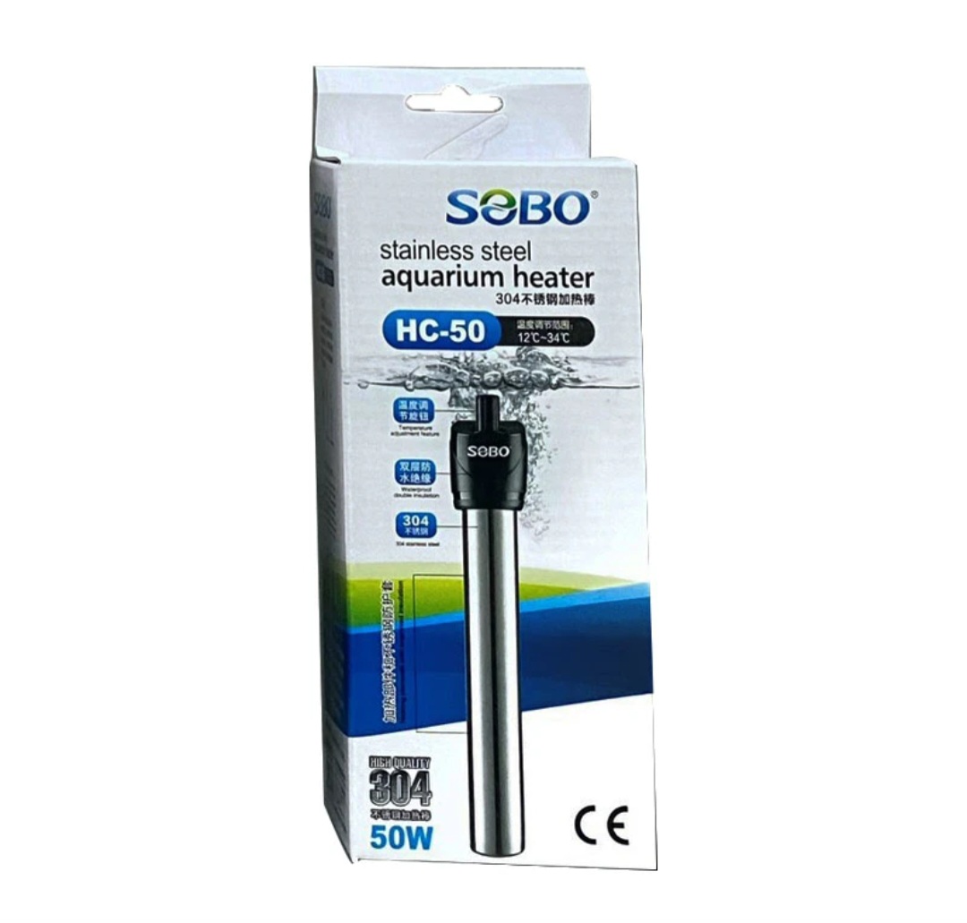 بخاری آکواریوم سوبو مدل HC_50 استیل